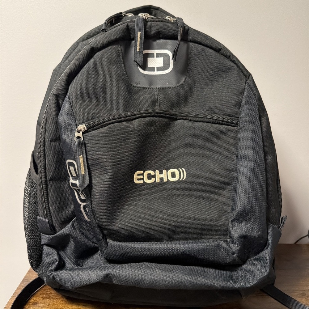 OGIO Rogue Laptop Backpack Black, Custom "ECHO" Logo, GUC!